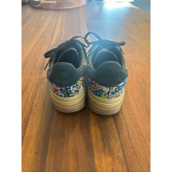 Adidas Women's Navy Gazelle Bold X Liberty Floral Lace Up Sneaker Shoes Sz 8.5 - Picture 5 of 7